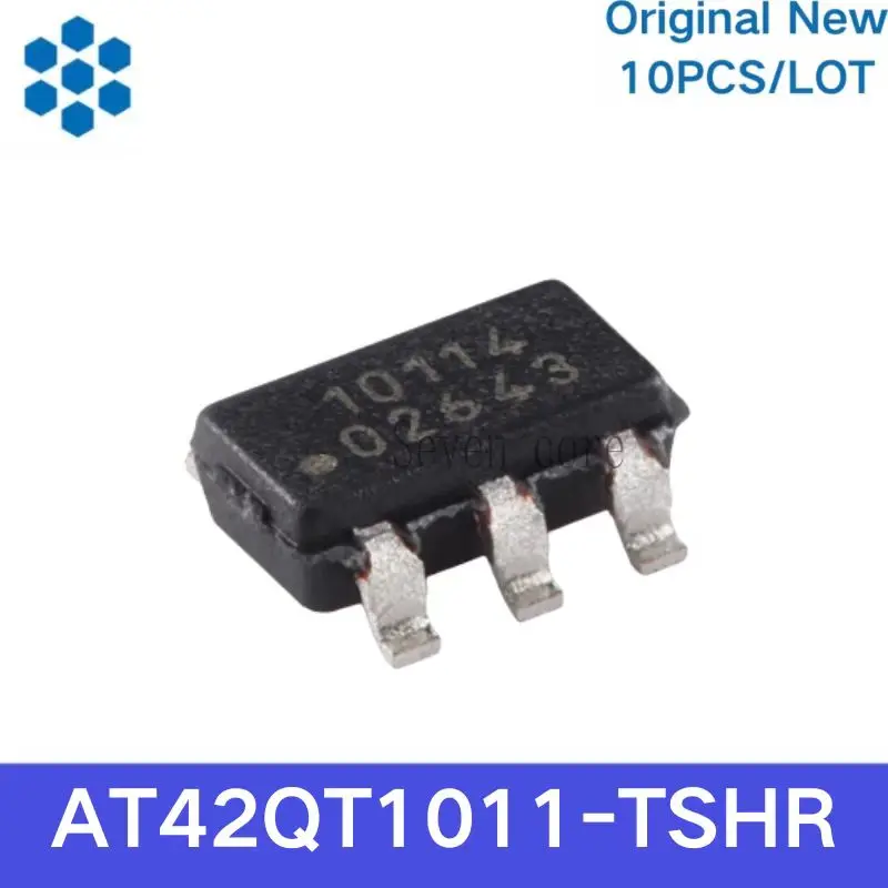 

Original New 10pcs/lot AT42QT1011-TSHR SOT-23-6 single-key capacitive touch controller chip