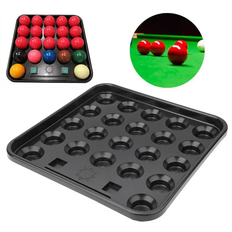 【SPECIAL】For Billiards Tray For Billiard Rooms And Patrons For 22-Ball Capacity Plastic Snooker Storage Holder