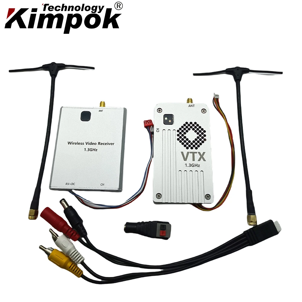 FPV RC 레이싱 드론 비디오 링크용 LOS 40km FPV VTX 1.3Ghz 5W UAV 비디오 송신기