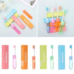 Folding Toothbrush Portable Travel Camping Outdoor Tooth Brush Business Trip Soft Toothbrush Oral Cleaning Hygiene Health Tools