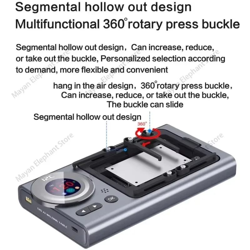 i2C T20 Phone Repair Tool Intelligent Phone Motherboard Middle Layered Heating Platform For iPhone X-14 Series