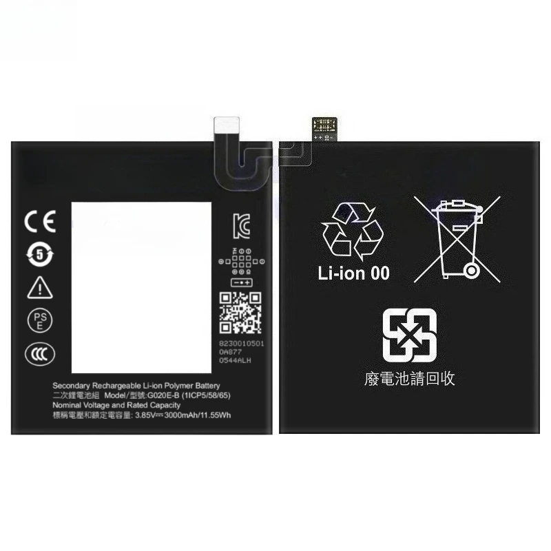 100% New G020E-B 3.85V 3000mAh Replacement Battery For Google Pixel 3A Pixel 3lite Pixel 3 Lite Mobile Phone Batteries