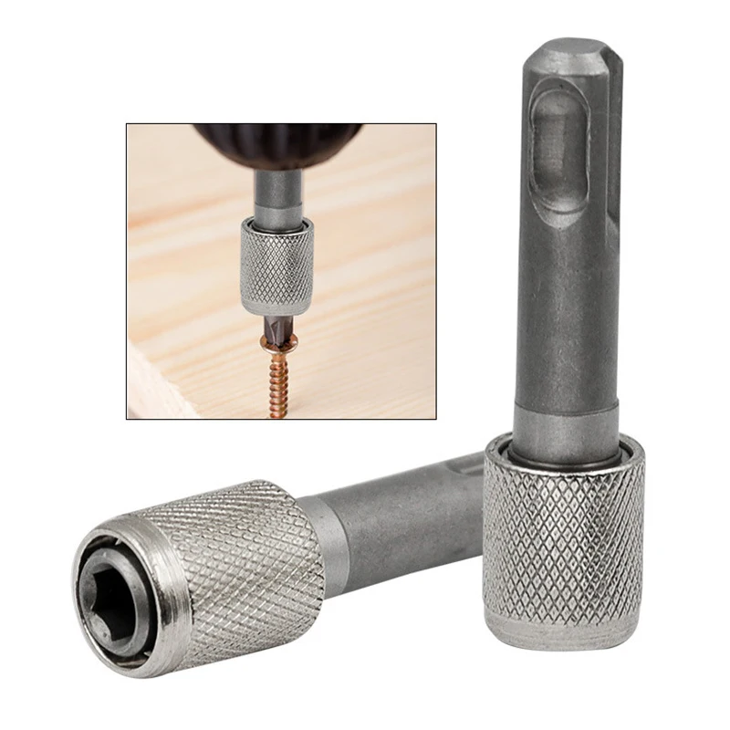 

SDS-Plus Convert To 1/4 Hex Shank Adapter Hexagonal Converter Electric Hammer Power Screwdriver Bit Holder Socket Impact Driver