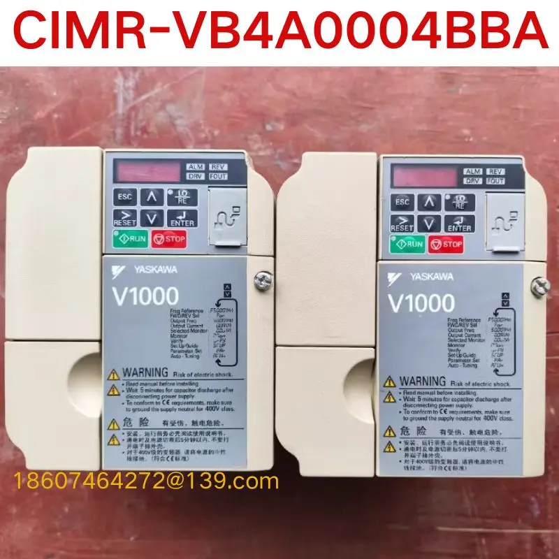 

Second-hand test OK 0.75KW/1.5KW frequency converter CIMR-VB4A0004BBA