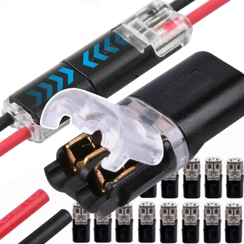New 2 Pin Waterproof Automotive Electrical Connector Strip Terminal Car Wire Cable Connection Sealed Dustproof Wire Auto Wiring