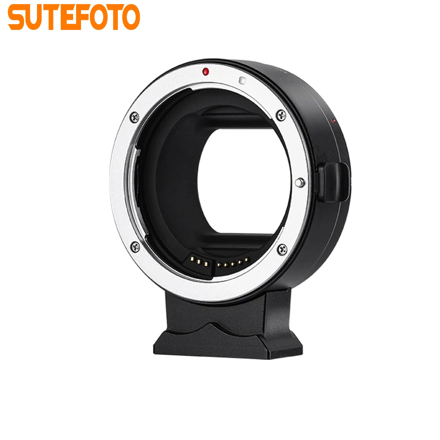 SutefotoEF-EOS R for Canon EF EF-S Lens to Canon EOS R RF Mount Full Frame Cameras Auto Focus Camera Lens Adapter Ring IS Image