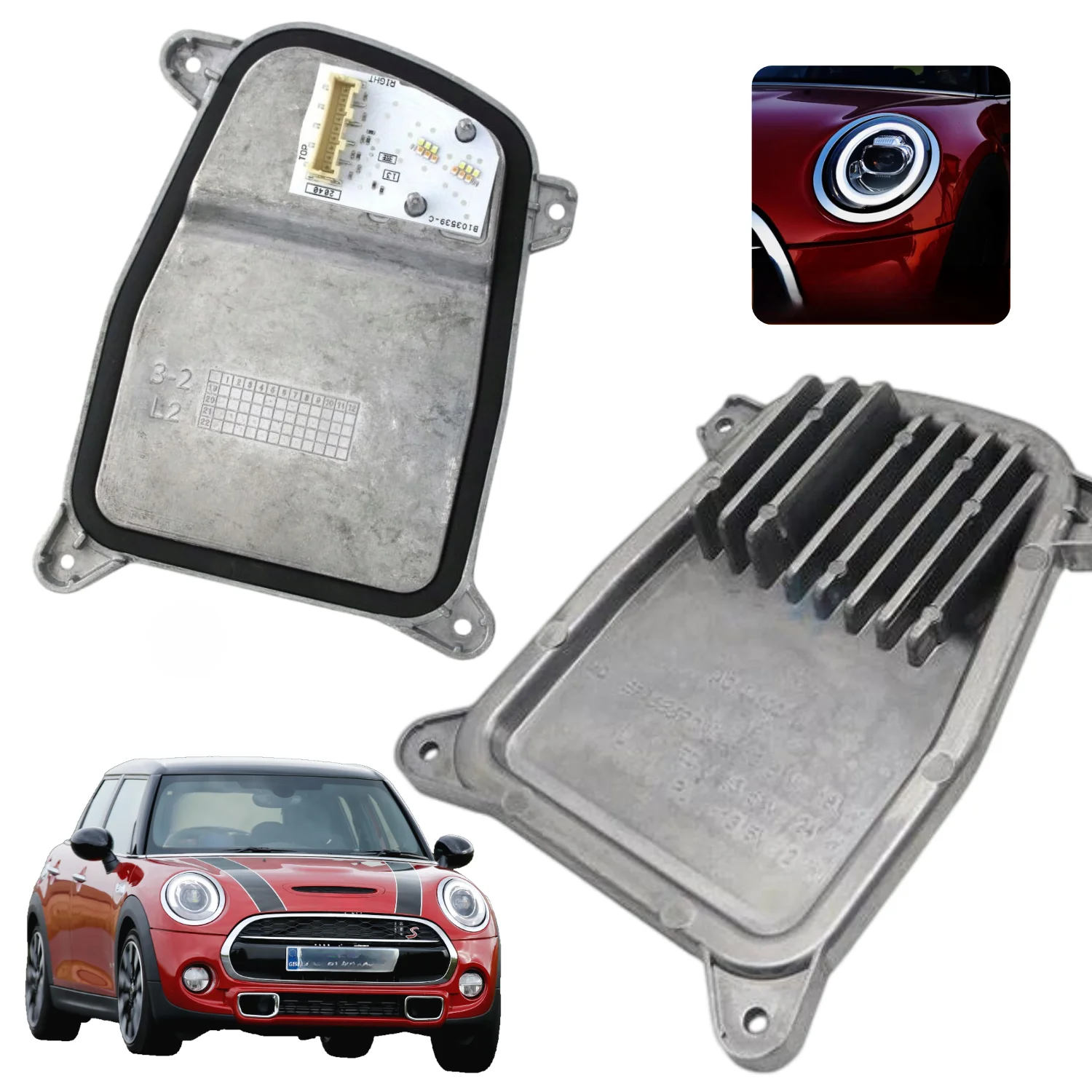 

F54 F55 F56 F57 63118737589 Left Side 63118737590 Right Side DRL Turn signal Daytime Running Light Use for BMW Mini 2013-2019