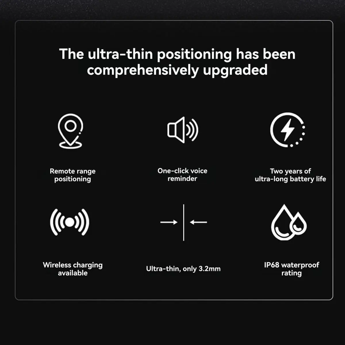 Promotion Mini Wallet Tracker Card Wireless Charging Tracking Location Gps Locator Smart Tag Work with Find My