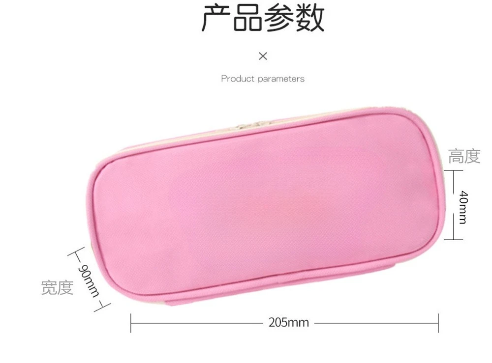The Powerpuffs Girls Pencil Case Blossom Bubbles Buttercup Student School Stationery Bags Women Travel Makeup Pouch Kids Gift view 6