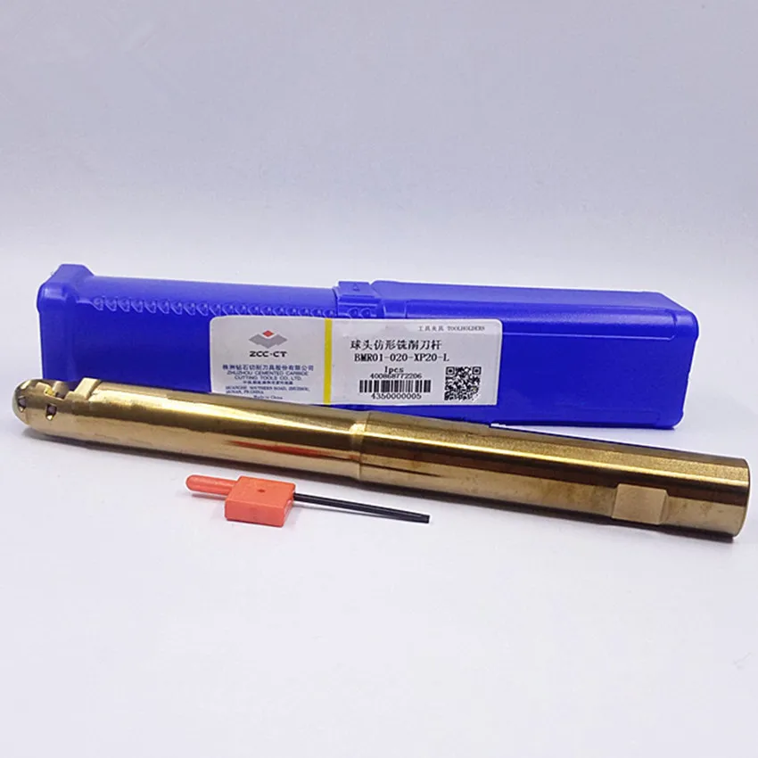 BMR01-040-XP40-S/BMR01-040-XP40-M/BMR01-040-XP40-L BMR01 Milling Cutter bar ZCC Ball head profiling milling cutter bar 1PCS/BOX