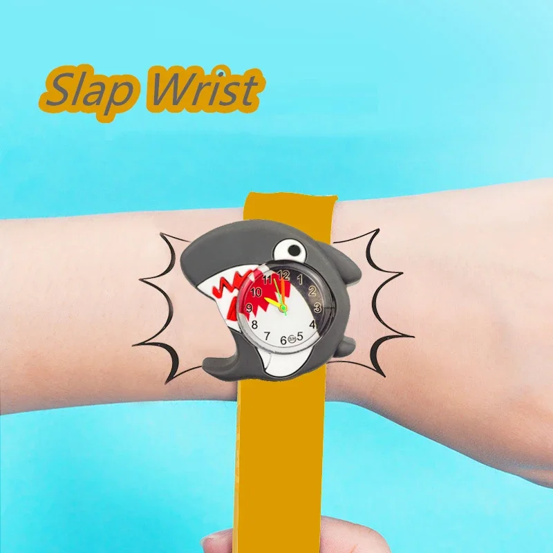 New Cartoon Children Watches Baby Toys Birthday Party Gift Boys Girls Students Clock 1-14 Years Old Kids Slap Watch Bracelet