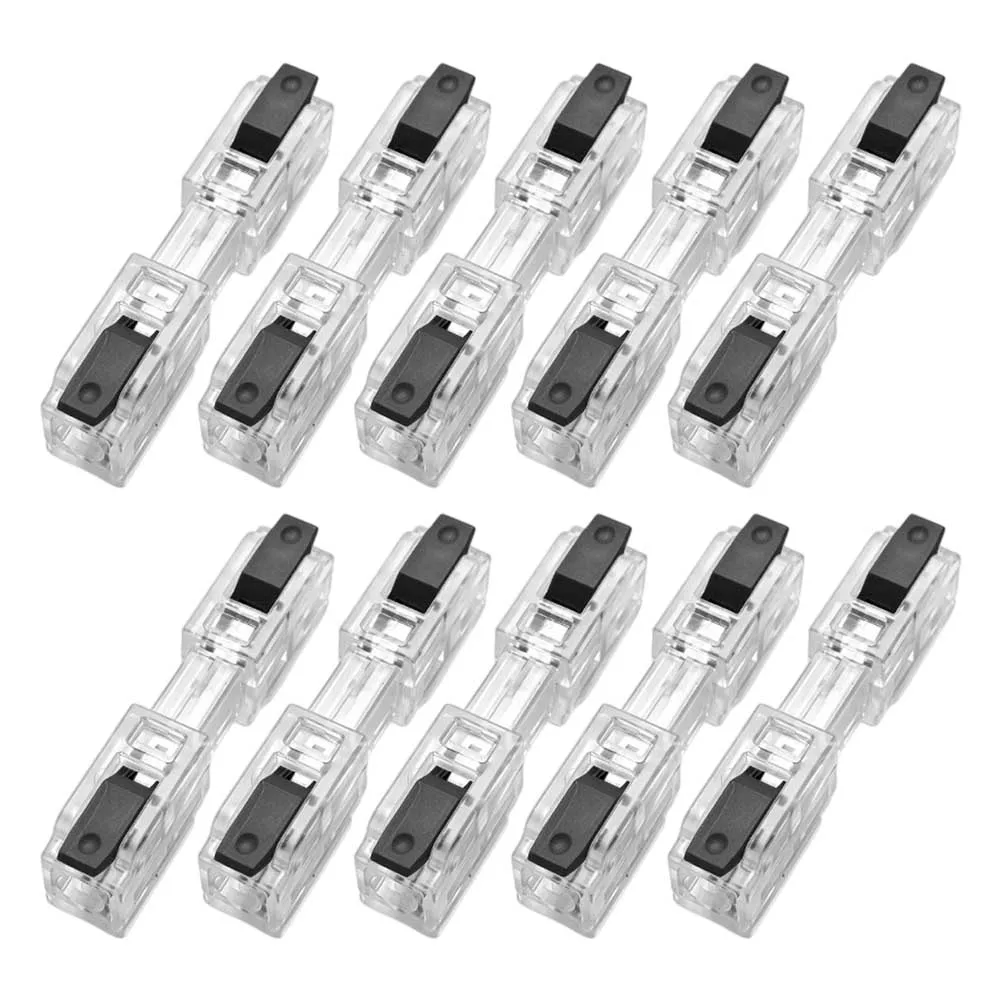 10Pcs Style Wire Connectors Made from PA66 Nylon for Safe Reliable Connections in Lighting and Power Distribution Tasks