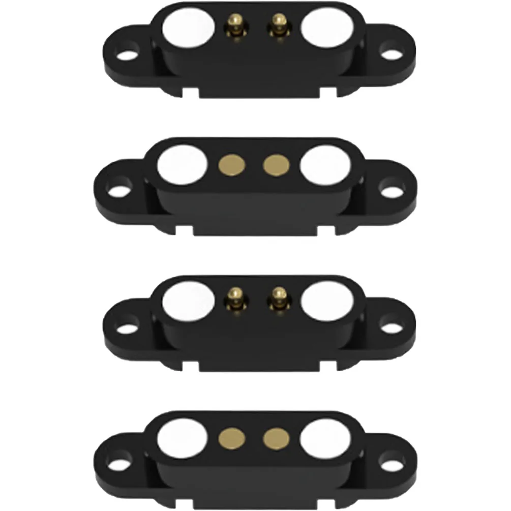 2 Sets 2A 2-Pin Magnetic Spring-Loaded Pogo Pin Connectors – Precision-Engineered for Wireless Charger Testing & DIY Electronics