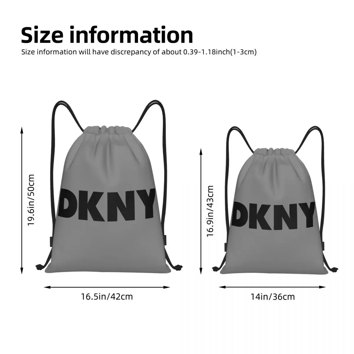 DKNYS Drawstring Bags Sports Backpack Gym Sackpack String Bags for Hiking