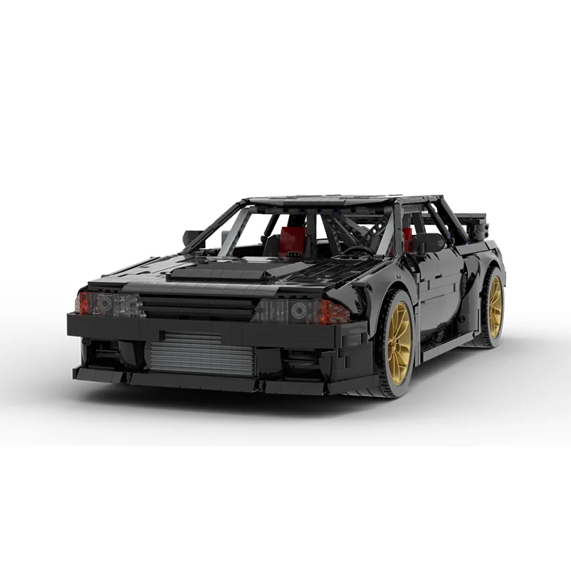 

MOC-строительный блок, модель автомобиля 3633, детали City Speed R32 GTR, игрушечный мальчик, рождественский подарок, строительные блоки