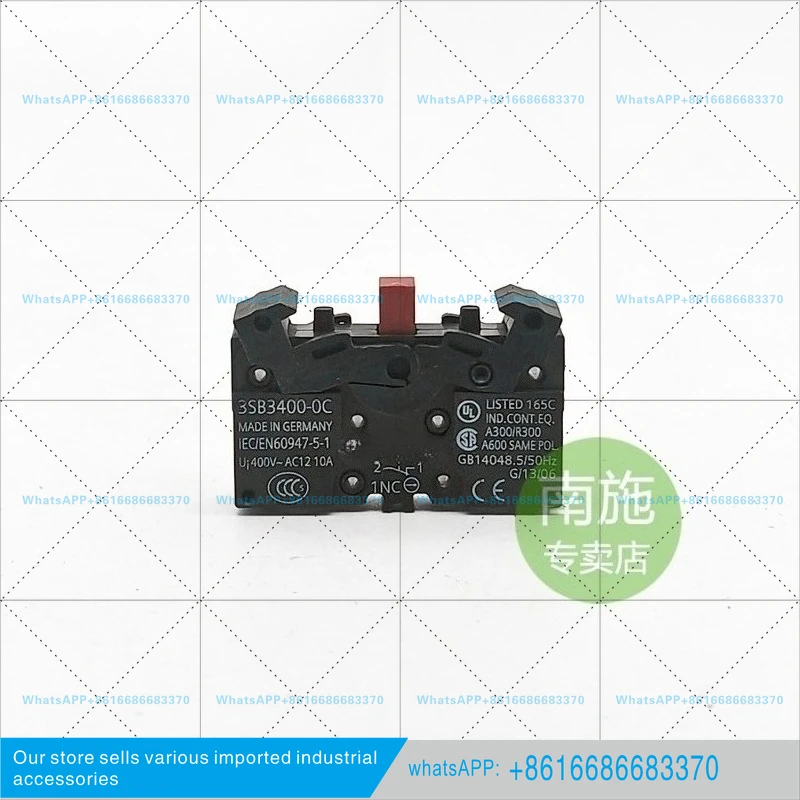 Push button switch, auxiliary touchpoint 3SB3400-0C