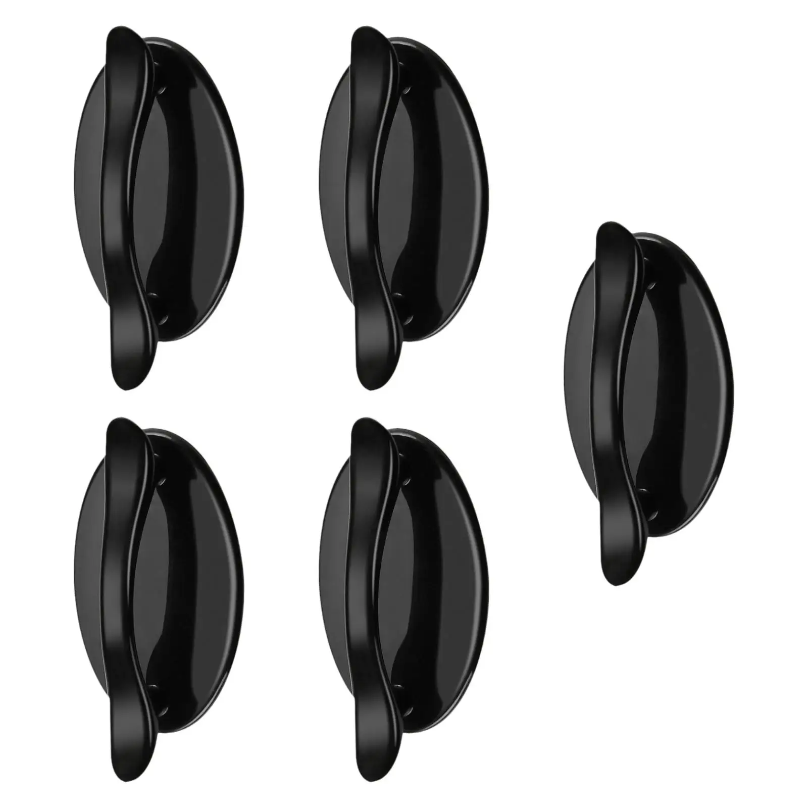 5 Pieces Cabinet Paste Handles Knob Helpers for Office Hotel Refrigerator