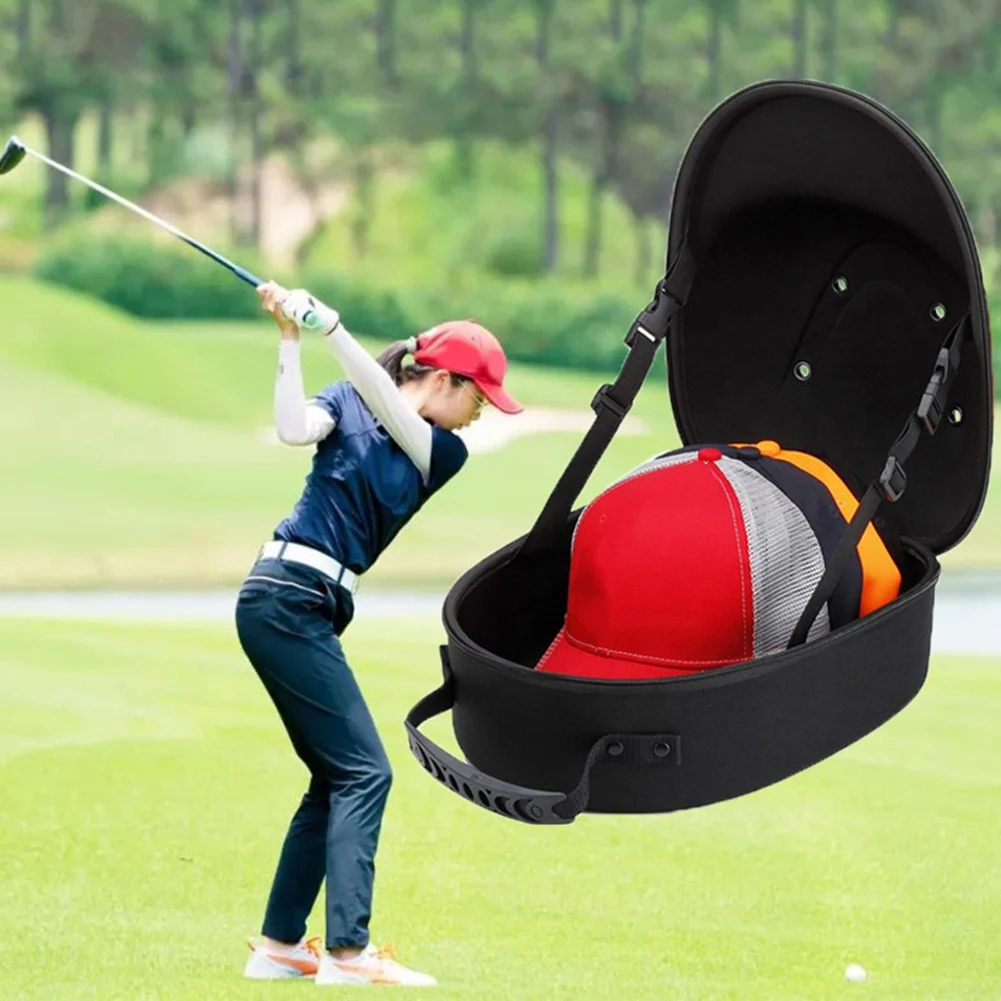 حقيبة قبعة سفر واقية ، حقيبة تخزين قبعة بيسبول ، صندوق سفر خارجي