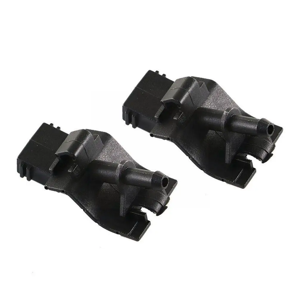 Wiper 2Pcs Front Windshield Wiper Washer Jet Nozzle Hood Liquid Sprayer For Mitsubishi Outlander 3 GF GG ZJ ZK ZL 12-20 B4P3