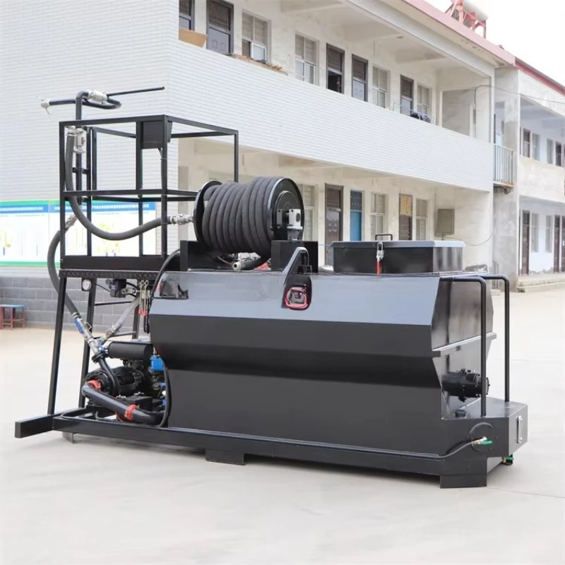 Portable Hydroseeder for Emergency Revegetation Customized Rapid Deployment and Operation Features for Golf Course Maintenance