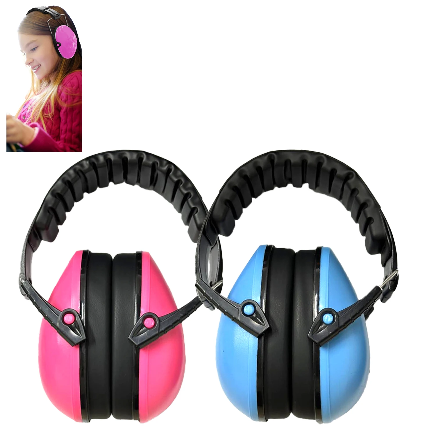 Kids Ear Protection - Noise Cancelling Sound Proof Earmuffs/Headphones for Toddlers, Children & Adults