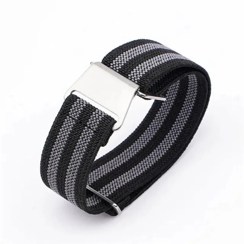 18mm 20mm 22mm 24mm Elastic Nylon Watch Strap Watch Bracelet Universal Wrist Band Bracelet Watch Accessories with Tool