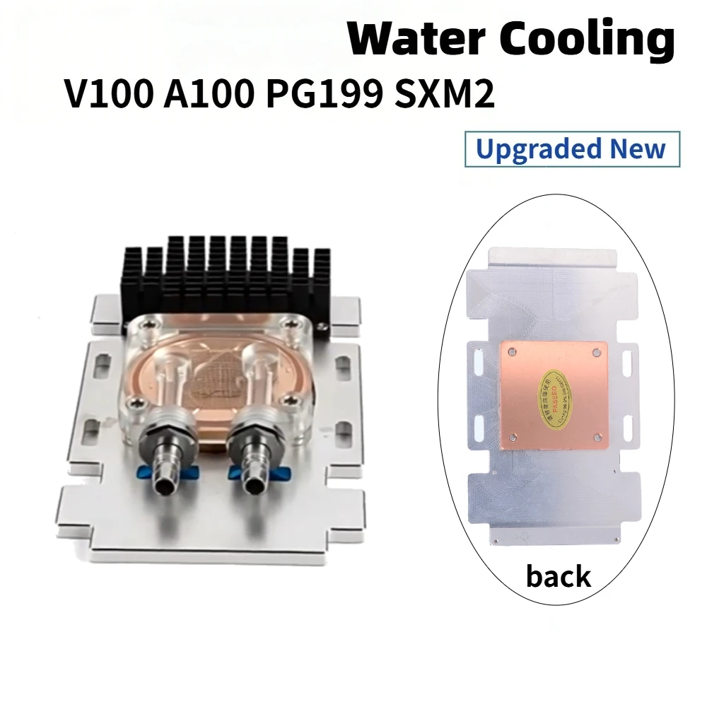 new-for-nvidia-v100-pg199-a100-sxm2-300w-all-aluminum-cooler-cooling-block-purple-copper-water-cooled-gpu-heat-dissipation-plate