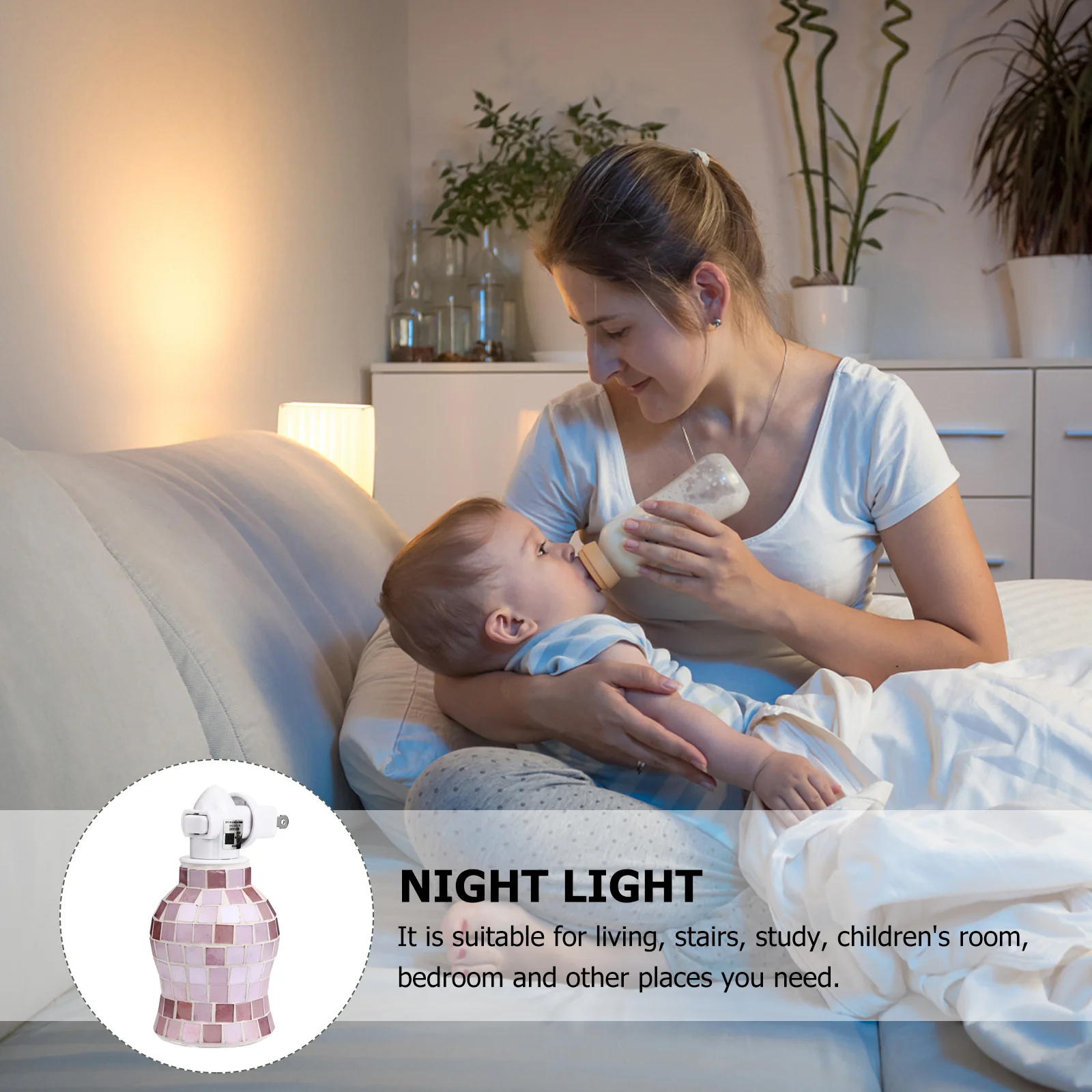 1 قطعة لمبة الشمع الموقد الزجاج دفئا ضوء سهلة الاستخدام المحمولة الروائح ضوء الليل لطاولة القهوة سبا المنزل