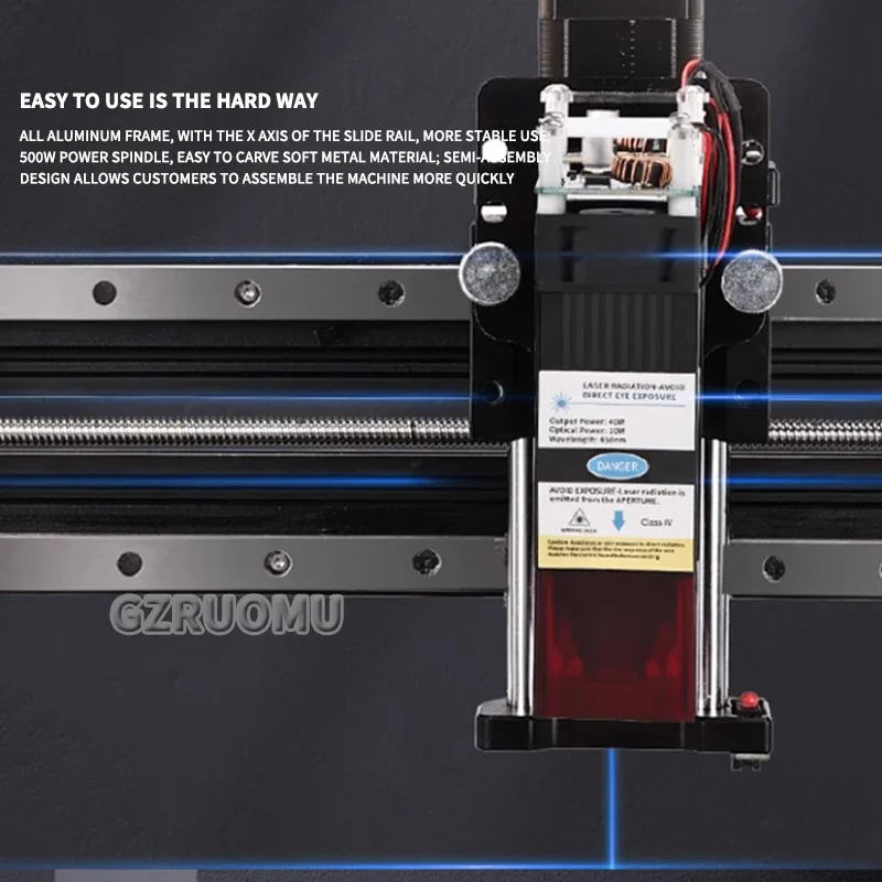 DIY KIT Laser Engraver Cutter Offline Control CNC Metal Glass Logo Printing Engraving Machine 300x200MM Wood Logo Printer