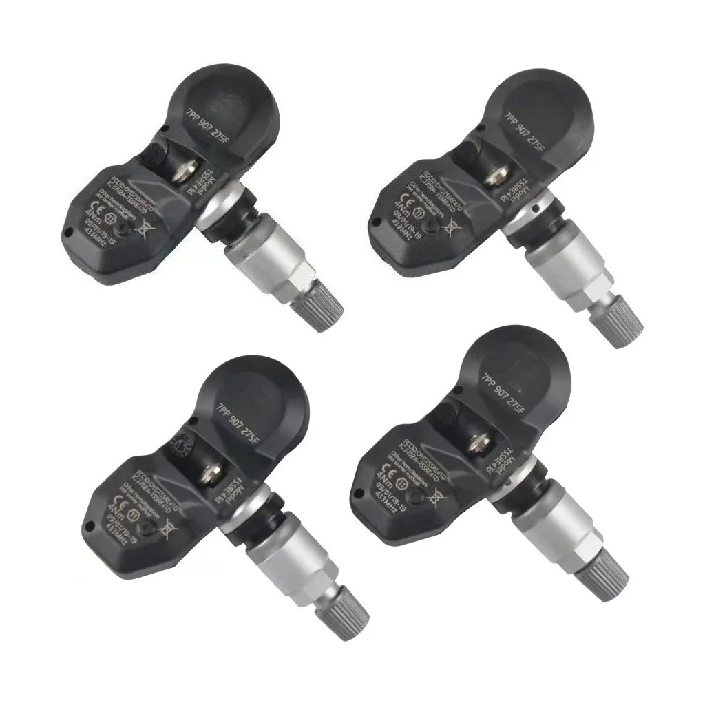 4 Pcs/lots TPMS Tire Pressure Monitor Sensor 7L0907275B 7L0907275D For Volkswagen Touareg Porsche Cayenne 433MHz
