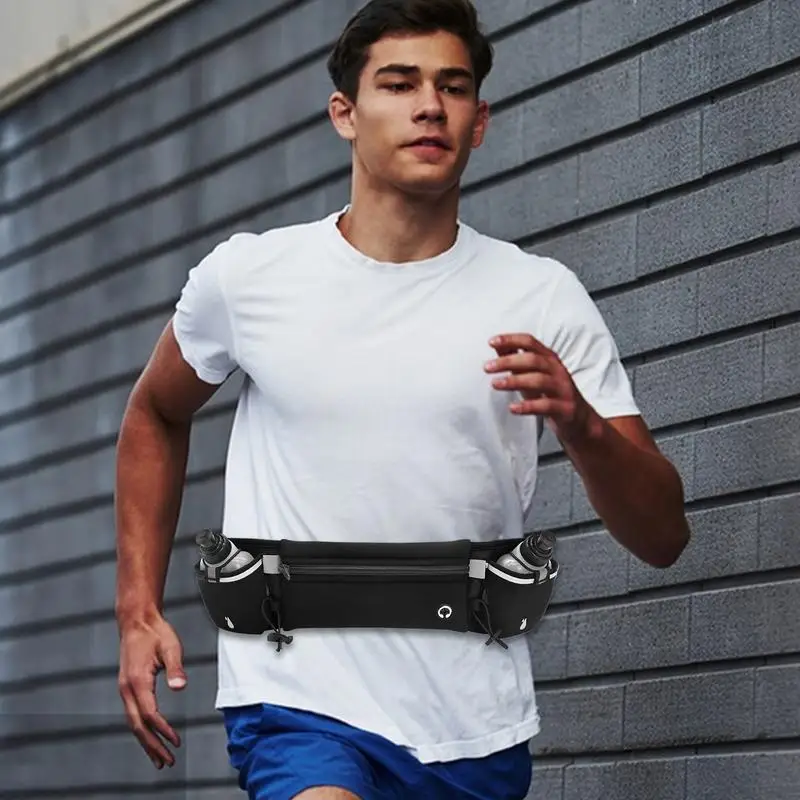 Fanny Pack With Water Bottle Running Waist Bag Sports Waist Pouch Waist Pack Bag Large Capacity Casual Bag Running Waist Bag