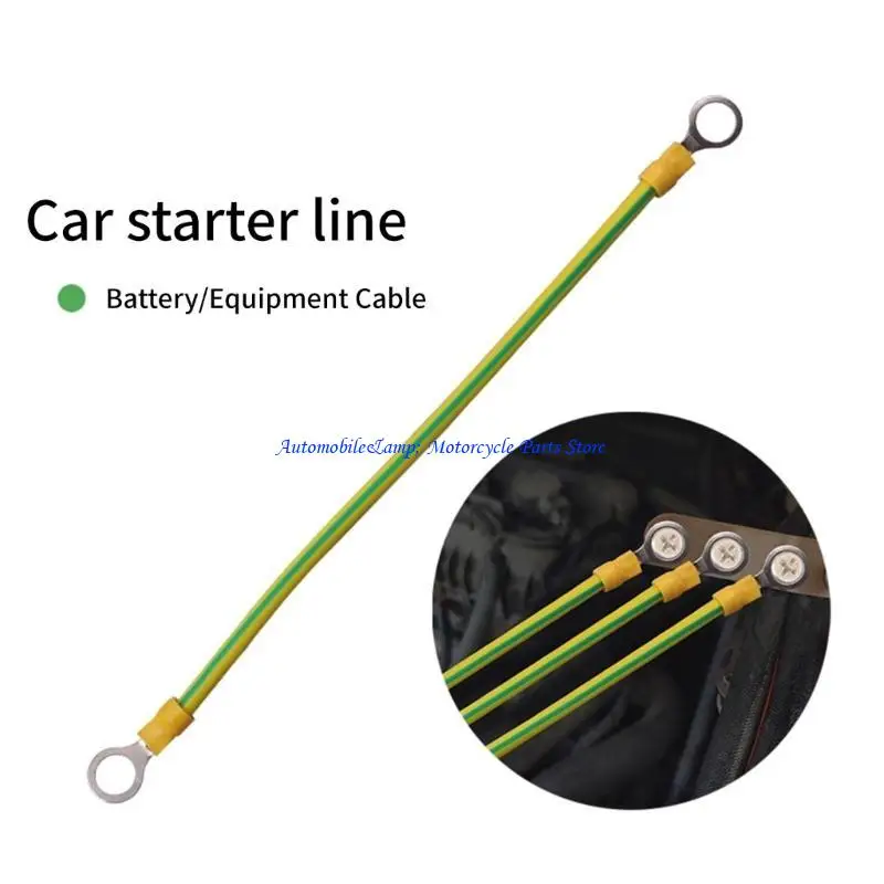 

H7BD BVR Yellow Green Solar Photovoltaic Grounding Wire Terminals Hole Size 9mm