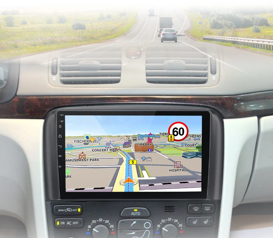 Junsun kabelloses carplay android auto radio für volvo s80 2010-2015 1998 kamera auto intelligente systeme rds bt dsp 2 din autoradio – Detail 18