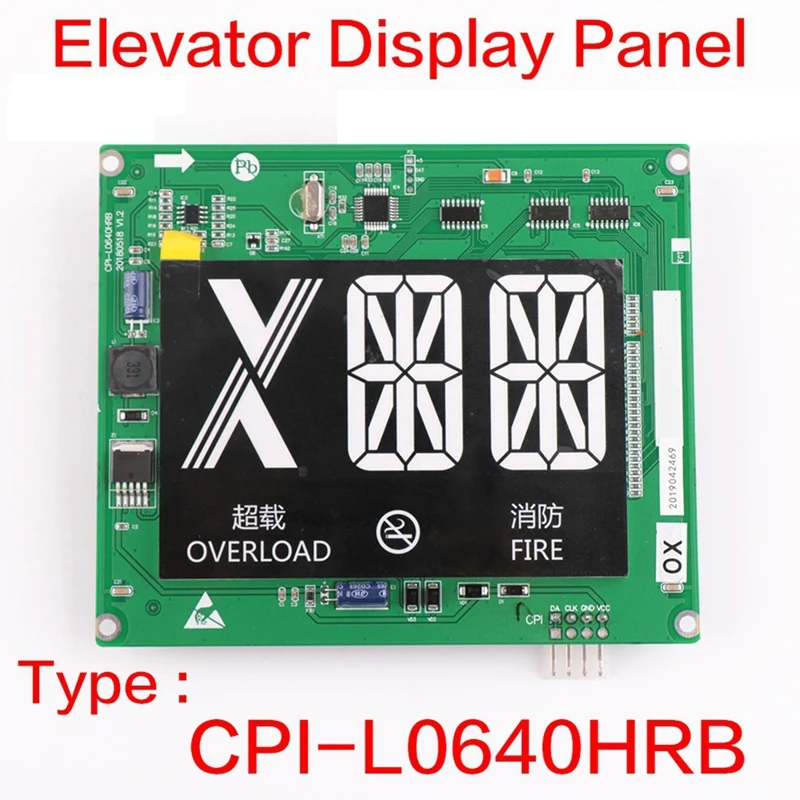 1Pcs Applicable To Oxis Elevator Display Panel CPI-L0640HRB Floor Display Landing 20180518 V1.2