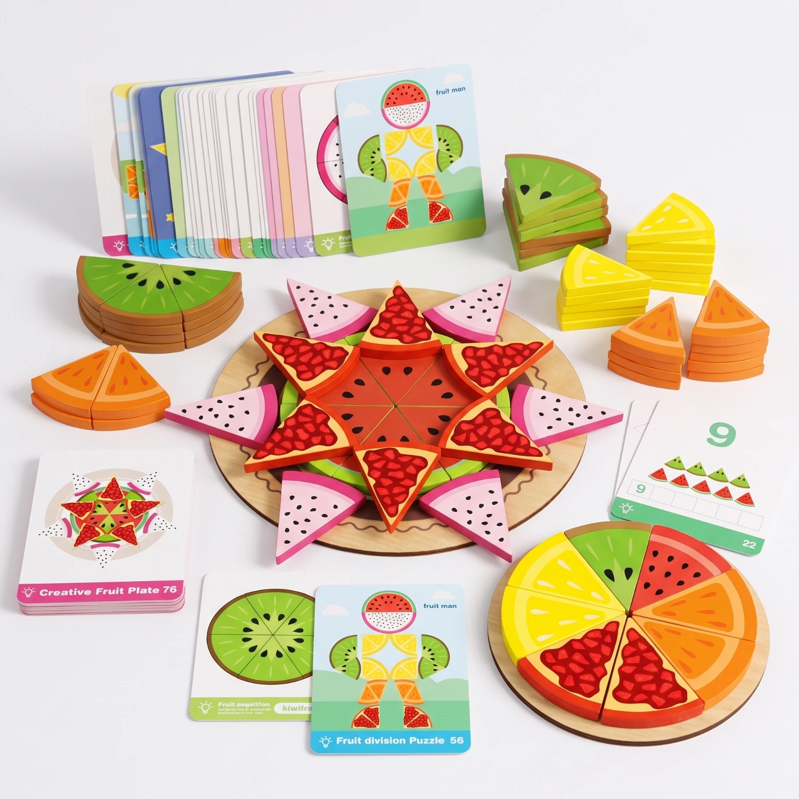 Puzzle with Pattern Cards Educational Method Educational Toy Learning Aid Preschool for Toddlers, Homeschool, Playroom