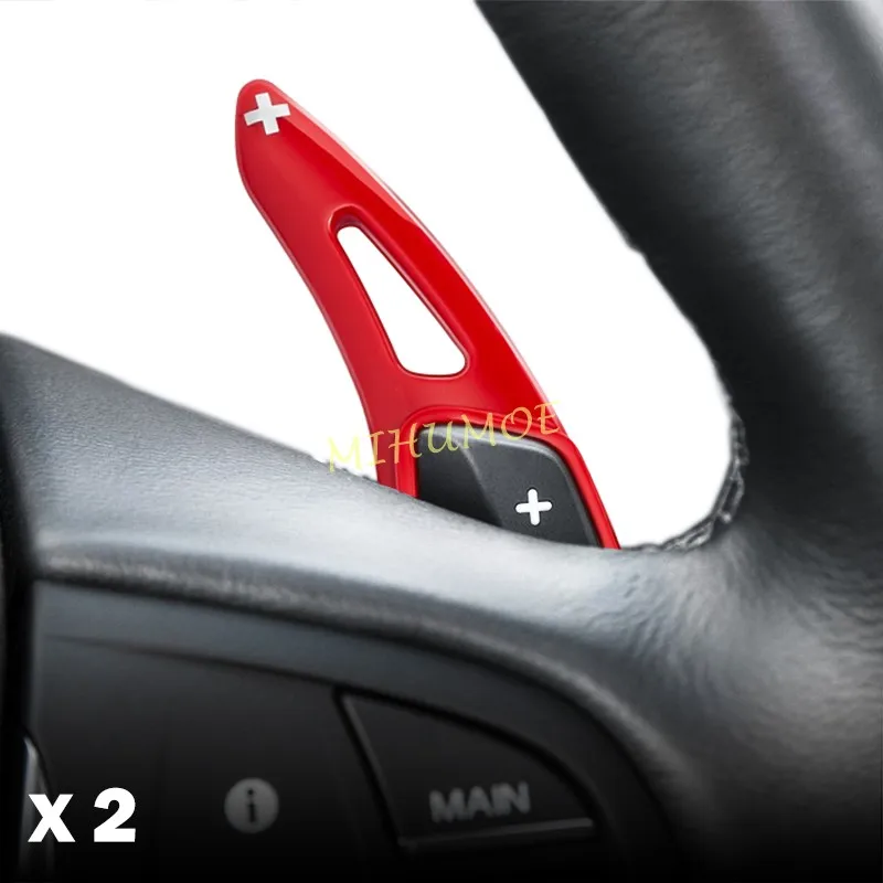 

Удлинитель переключения передач на руле автомобиля для Acura TLX ILX MDX RDX RLX 2015-2020 гг., 2 шт., карбоновый черный/глянцевый красный