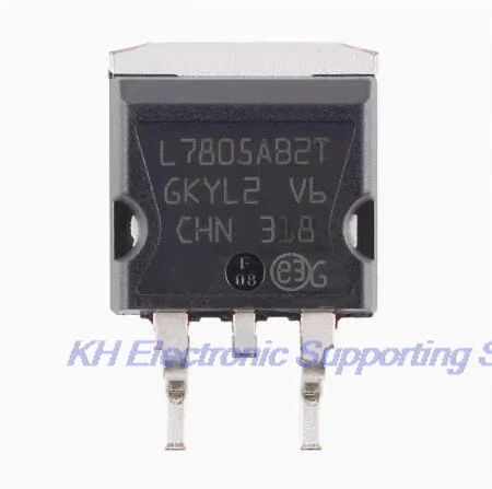 10PCS L7805ABD2T-TR TO-263-2 Linear regulator (LDO) Electronic components