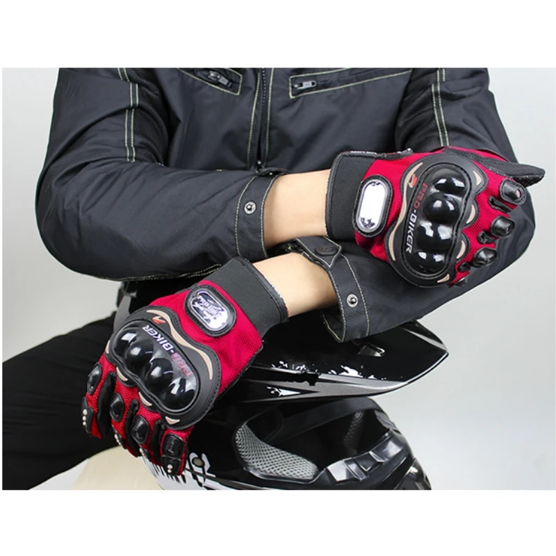 

Full Finger Motorcycle Gloves Breathable Moto Motorbike Riding Gloves Mesh Touch Screen Moto Motocross Gloves