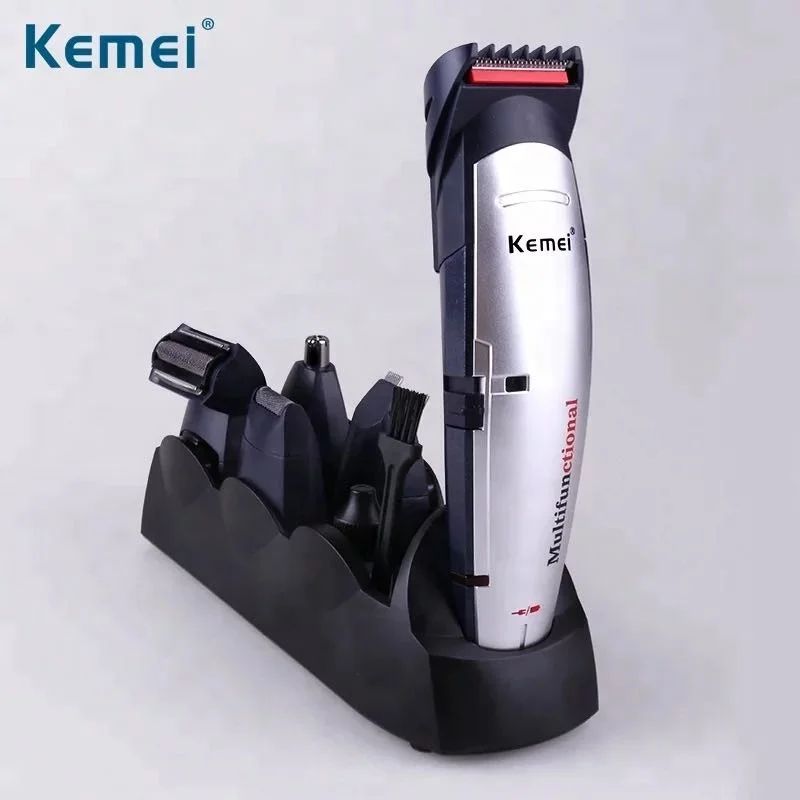 Kemei Rechargeable Electric Hair Clipper KM-560 5 In 1 Hair Clipper Razor Nose Hair Trimmer Body