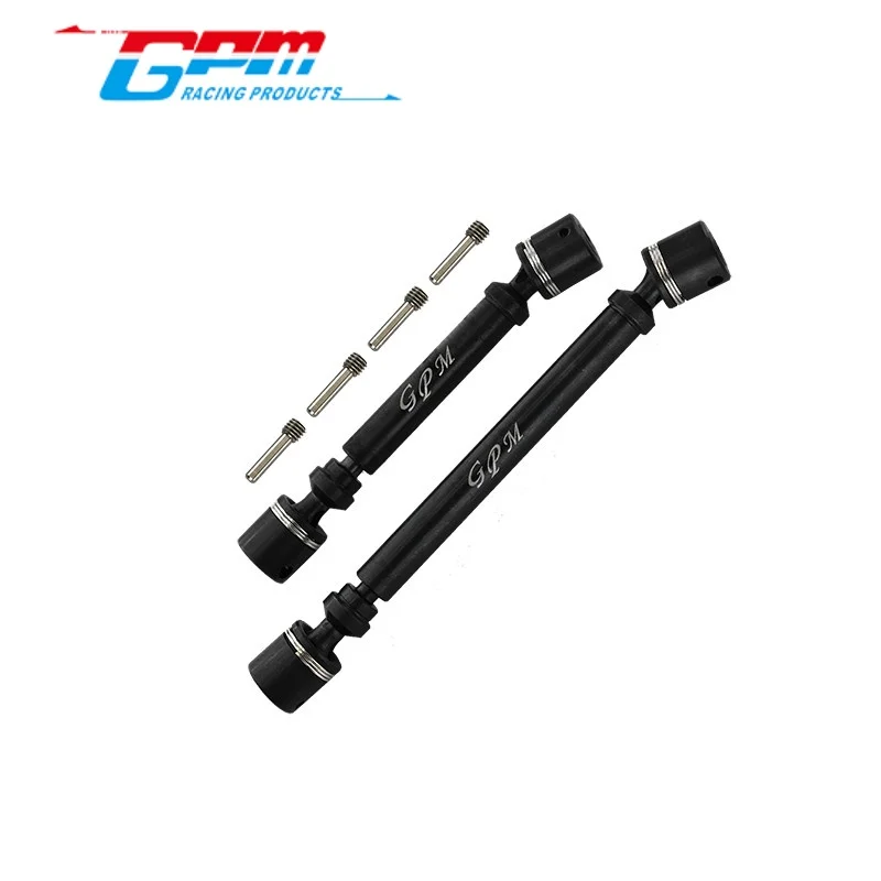 Eixo de Transmissão CVD Dianteiro e Traseiro em Aço Carbono Médio GPM UTB037S para Upgrade de RC AXIAL 1/18 UTB18 CAPRA