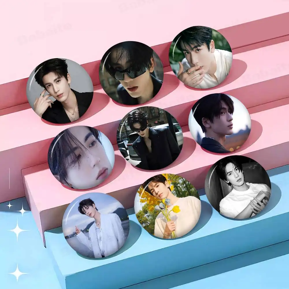 Celebrity Actor Z-Zhang Linghe Photo Brooches Creative Round Badge Gifts Pins 32/44/58mm