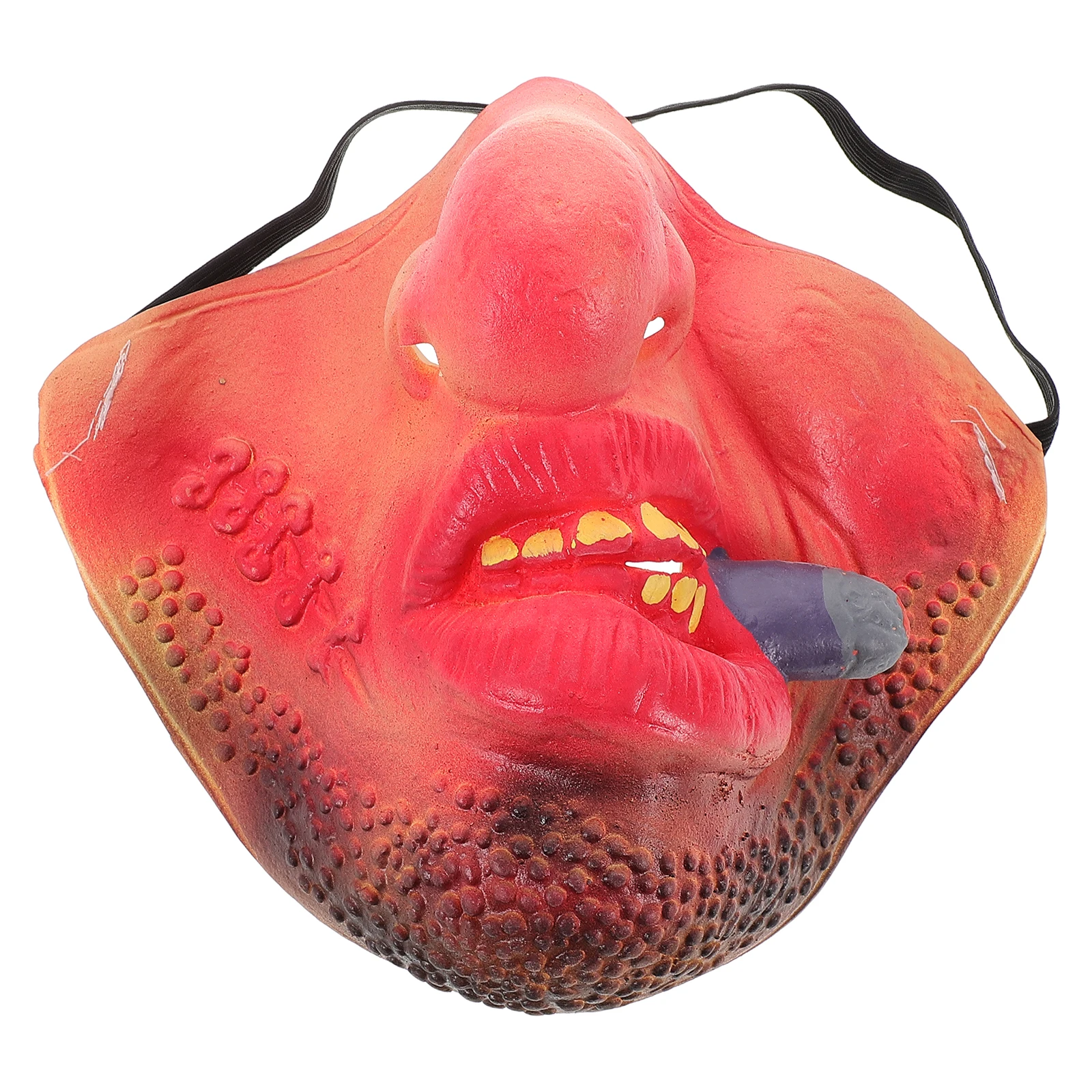 

Latex Halloween Scary Masks Bread Man Creepy Half Face Elastic Band Realistic Horror Ghost Demon Cosplay Costume Masks Par