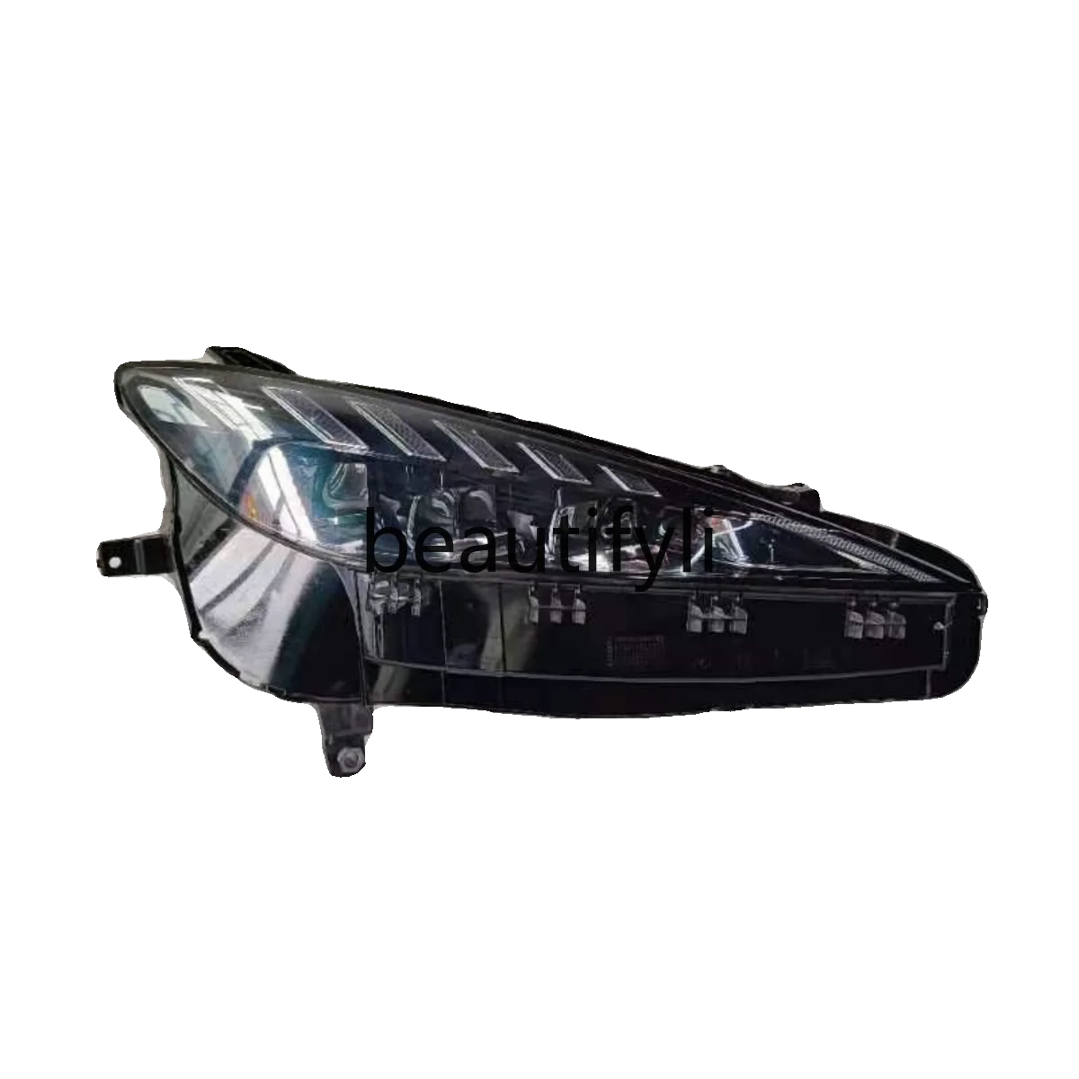 

Headlight assembly original low with raised with led lens