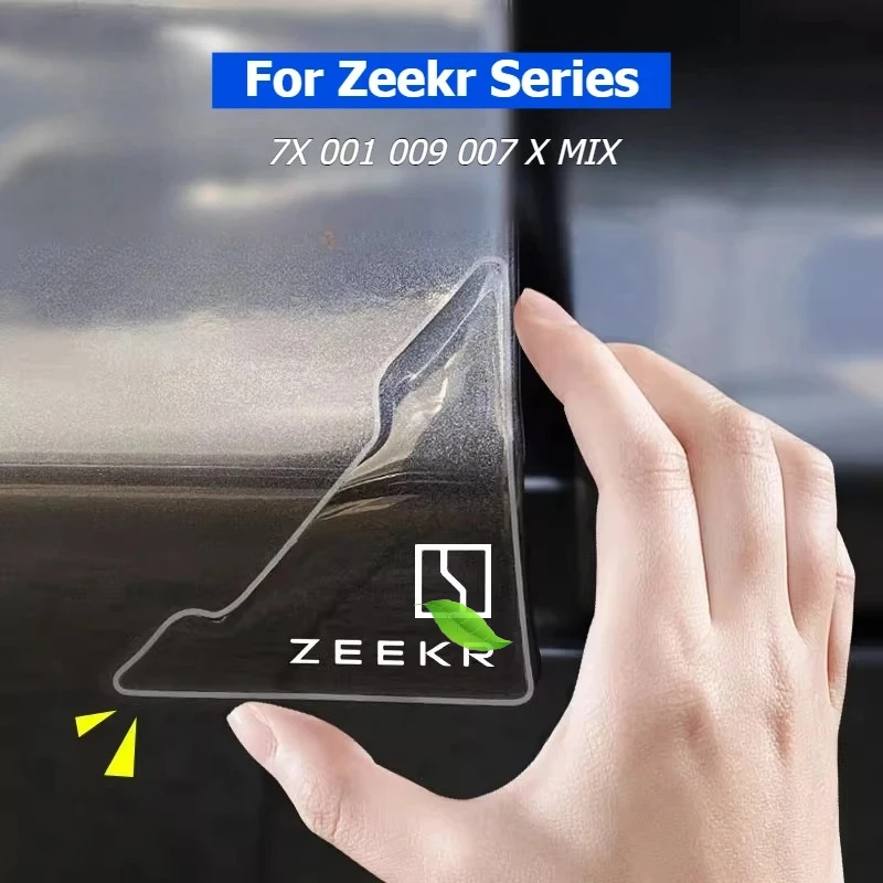 For Geely Zeekr 7X 001 009 007 X MIX Door Corner Stickers Door Anti-collision Strips Modified Accessories Car Decor Protector