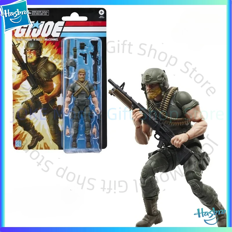 

Новый Хасбро Г.И. Серия J Classified: Retro Cardback Craig «Rock ’N Roll» Коллекция игрушек McConnel Подарки