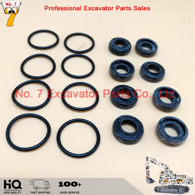 Excavator control lever handle bullet oil seal Hitachi excavator zaxis 60 120 240 330 360 470-3 oil seal repair kit