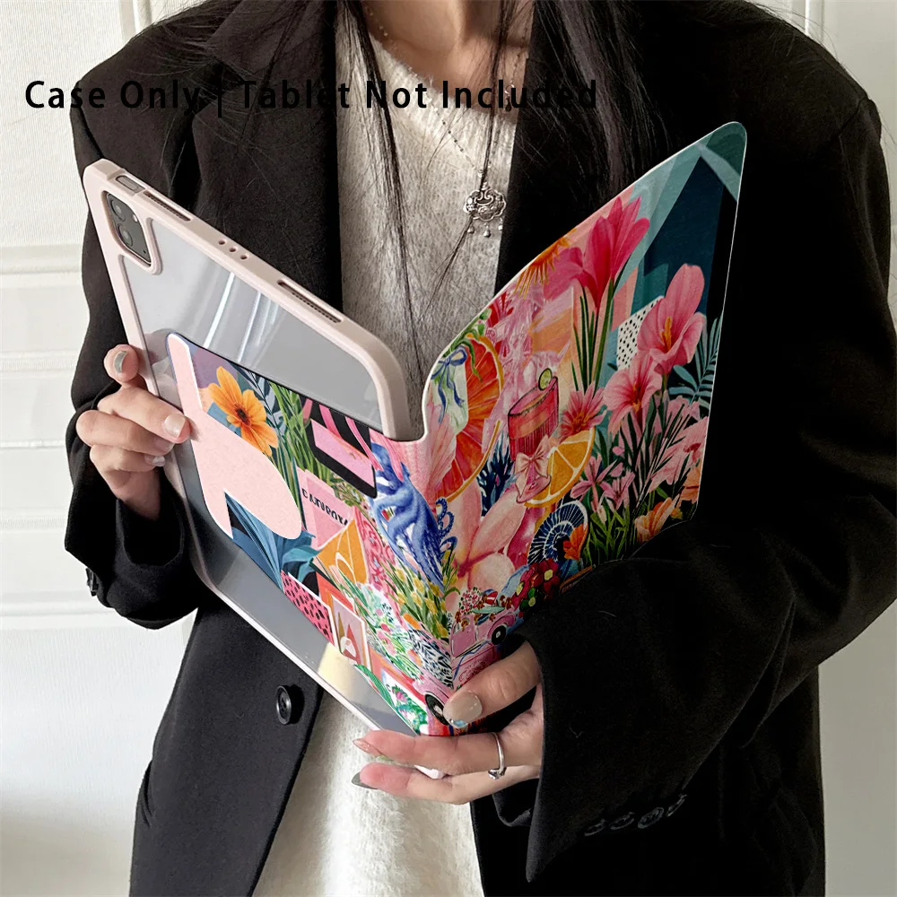 

360 ° Rotating Foldable Case to Easily Protect Your Pad: Compatible with iPad Air 6,Air 5,4,10,2024,air m3/a16 2025