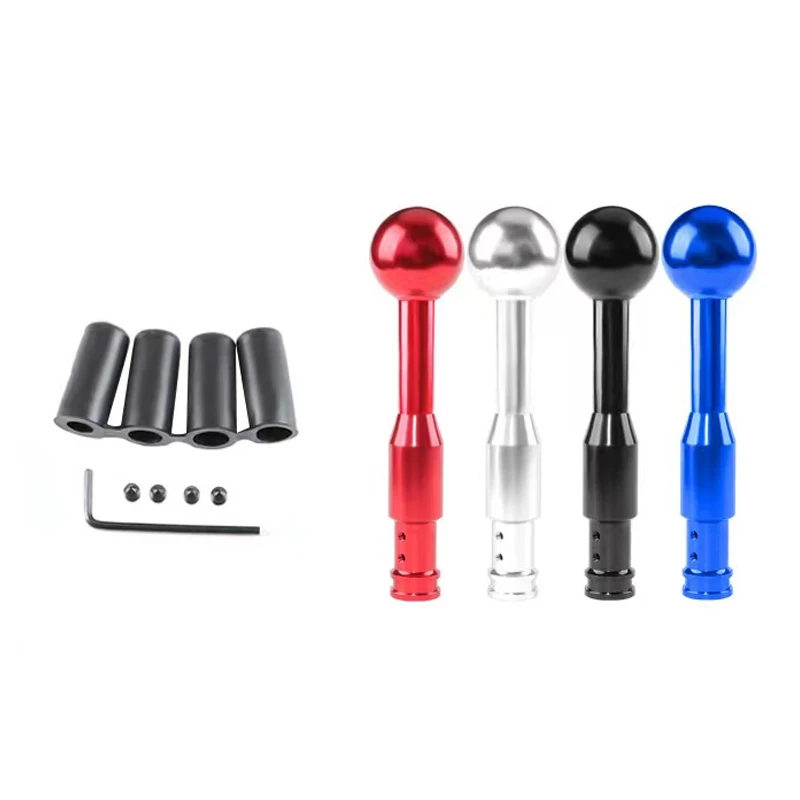 2023 The new aluminum alloy shift head can be detachable 3 sections of car modification shift knob shift device