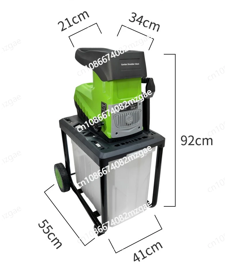 Desktop Electric Breaking Machine 2800W High Power Electric Tree Branch Crusher Electric Pulverizer Garden Tool 220V 1PC