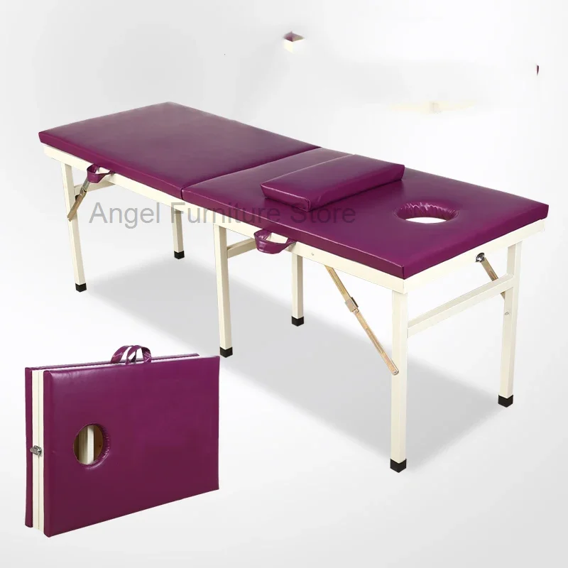 

Tattoo Facial Massage Table Portable Esthetician Spa Thai Foldable Bed Full Body Camastro Plegable Beauty Furniture MQ50MB